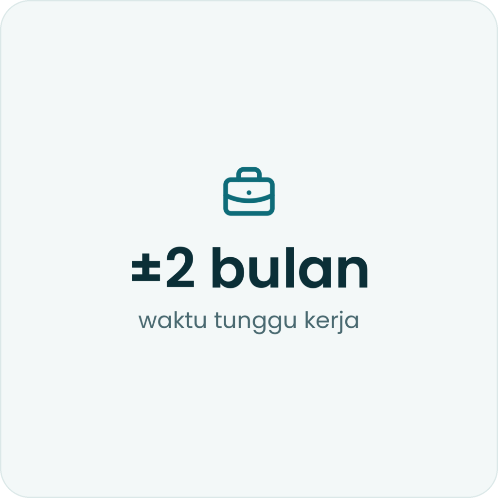 waktu tunggu kerja jurusan kepariwisataan hanya dua bulan
