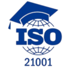 Logo ISO-21001 2025 jurusan kepariwisataan politeknik pariwisata nhi bandung